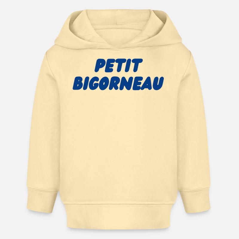 Petit Bigorneau - Sweat à capuche bébé bio Stanley/Stella - crème