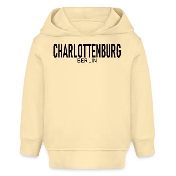 Charlottenburg - Berlin - Bezirk - Deutschland - Baby Organic Hoodie Baby Cruiser von Stanley/Stella - Creme - Vorne