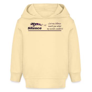 My Silence, Kleidungsdesign - Baby Organic Hoodie Baby Cruiser von Stanley/Stella - Creme - Vorne