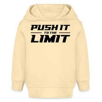 Push It To The Limit - Baby Organic Hoodie Baby Cruiser von Stanley/Stella - Creme - Vorne