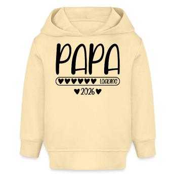 Papa 2026 loading - Baby Organic Hoodie Baby Cruiser von Stanley/Stella - Creme - Vorne