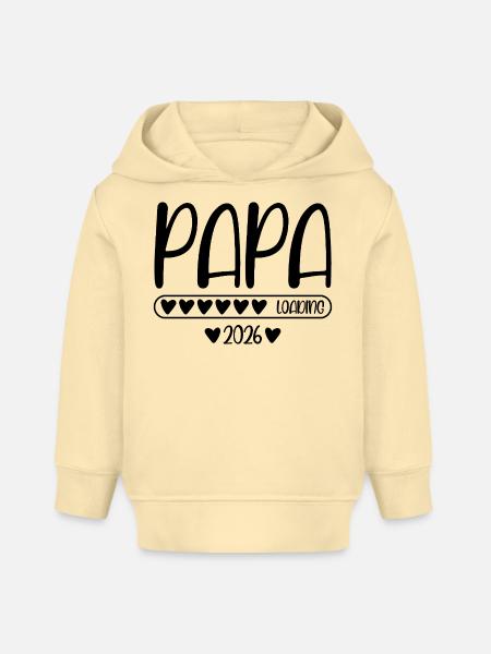 Papa 2026 loading - Baby Organic Hoodie Baby Cruiser von Stanley/Stella - Creme