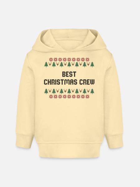 Weihnachten - Baby Organic Hoodie Baby Cruiser von Stanley/Stella - Creme