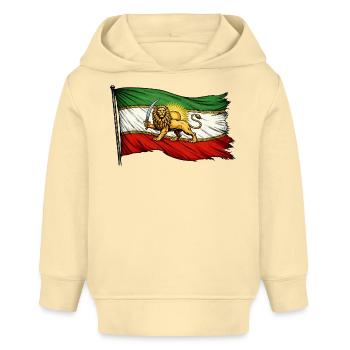 Persien Iran Fahne - Baby Organic Hoodie Baby Cruiser von Stanley/Stella - Creme - Vorne
