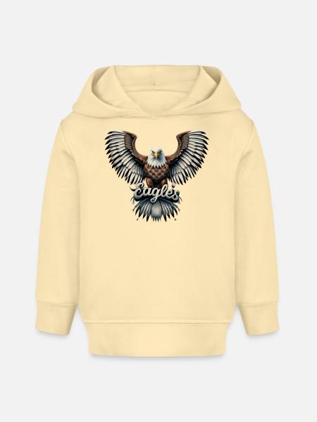 Eagles - Baby Organic Hoodie Baby Cruiser von Stanley/Stella - Creme