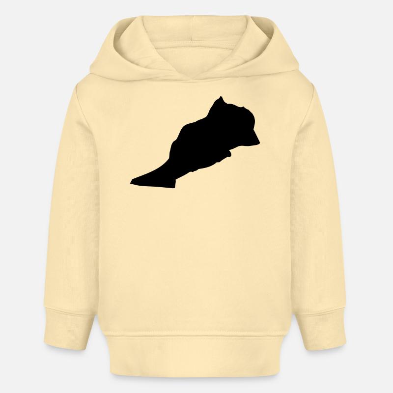 Marokko Maroc - Sweat à capuche bébé bio Stanley/Stella - crème