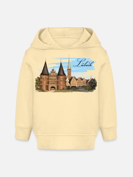 Lübeck - Baby Organic Hoodie Baby Cruiser von Stanley/Stella - Creme