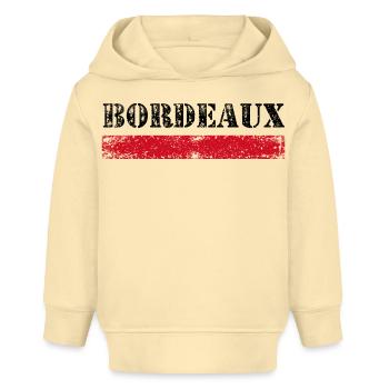 Bordeaux Vintage - Baby Organic Hoodie Baby Cruiser von Stanley/Stella - Creme - Vorne
