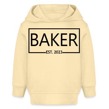 Baker Est. 2023 Absolvent Konditorei Backen Student - Baby Organic Hoodie Baby Cruiser von Stanley/Stella - Creme - Vorne