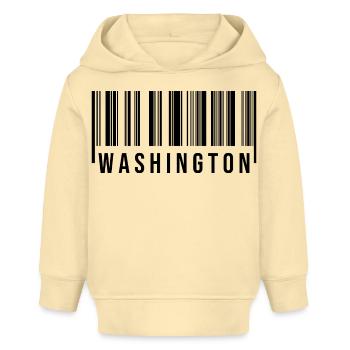 Washington Strichcode - Baby Organic Hoodie Baby Cruiser von Stanley/Stella - Creme - Vorne