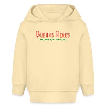Buenos Aires, berceau du tango - - Sweat à capuche bébé bio Stanley/Stella - crème - Devant