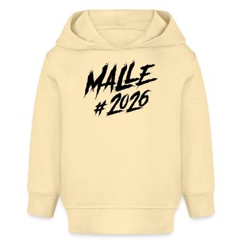 Malle 2026 Mallorca Team - Baby Organic Hoodie Baby Cruiser von Stanley/Stella - Creme - Vorne