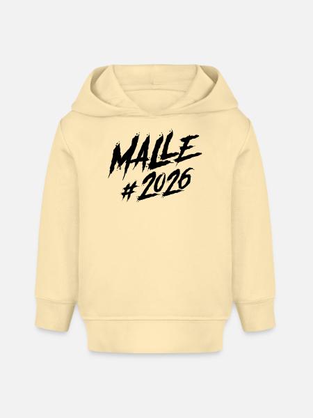 Malle 2026 Mallorca Team - Baby Organic Hoodie Baby Cruiser von Stanley/Stella - Creme