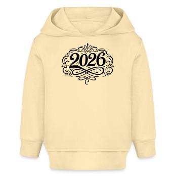 Noble 2026 - Sweat à capuche bébé bio Stanley/Stella - crème - Devant