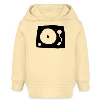 Plattenspieler - Baby Organic Hoodie Baby Cruiser von Stanley/Stella - Creme - Vorne