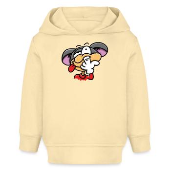 Popeln - Nase bohren - Baby Organic Hoodie Baby Cruiser von Stanley/Stella - Creme - Vorne