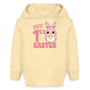 Babys erstes Ostern - My first Easter - Osterfest - Baby Organic Hoodie Baby Cruiser von Stanley/Stella - Creme - Vorne