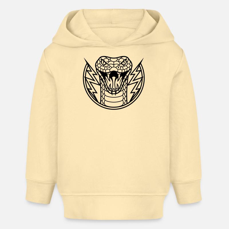 Anaconda - Sweat à capuche bébé bio Stanley/Stella - crème