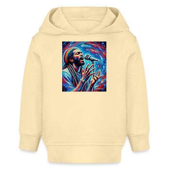 Reggae Vibes – Énergie musicale soul - Sweat à capuche bébé bio Stanley/Stella - crème - Devant