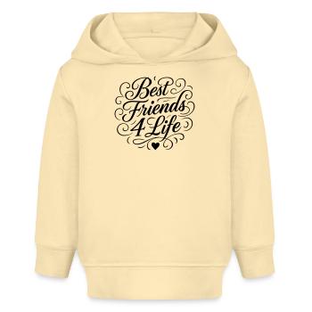 Beste Freunde Fürs Leben - Baby Organic Hoodie Baby Cruiser von Stanley/Stella - Creme - Vorne