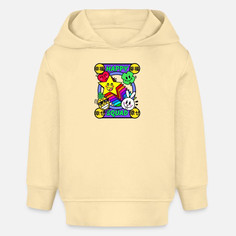 Bonne escouade - Sweat à capuche bébé bio Stanley/Stella - crème