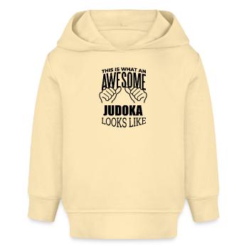 Judo Judo - Baby Organic Hoodie Baby Cruiser von Stanley/Stella - Creme - Vorne