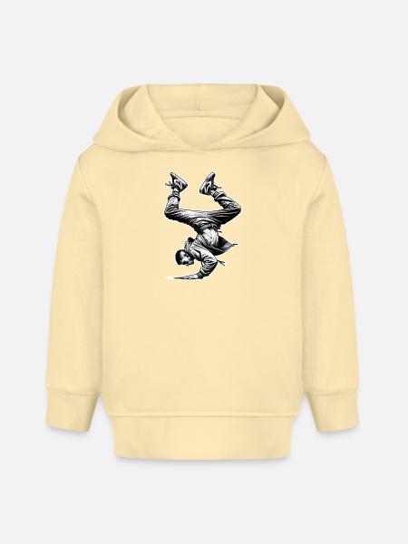 Breakdance - Baby Organic Hoodie Baby Cruiser von Stanley/Stella - Creme