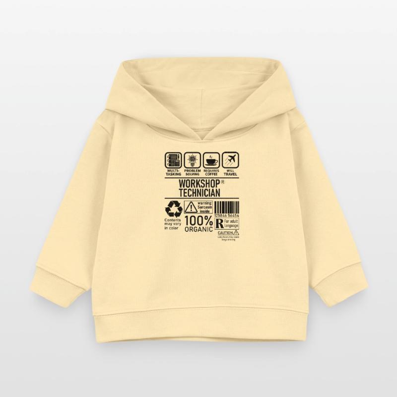 Workshop Technician multi tasking problem solving Baby Organic Hoodie Baby Cruiser von Stanley/Stella
