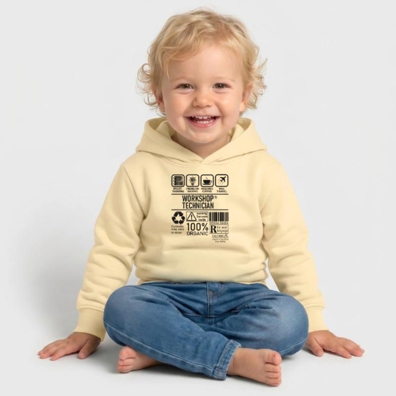 Workshop Technician multi tasking problem solving Baby Organic Hoodie Baby Cruiser von Stanley/Stella