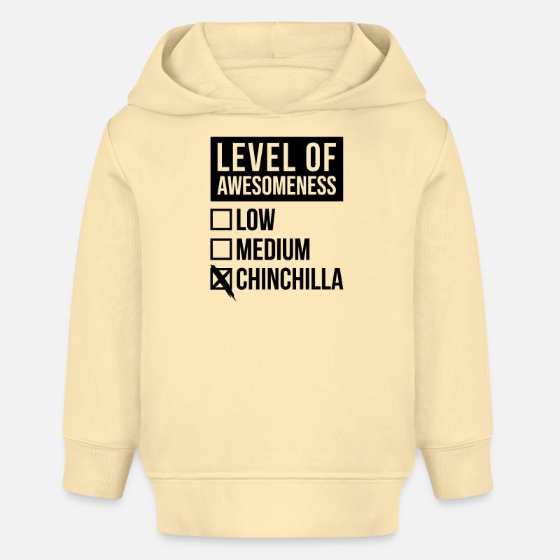 chinchilla - Sweat à capuche bébé bio Stanley/Stella - crème