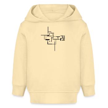 Die Architektur - Baby Organic Hoodie Baby Cruiser von Stanley/Stella - Creme - Vorne