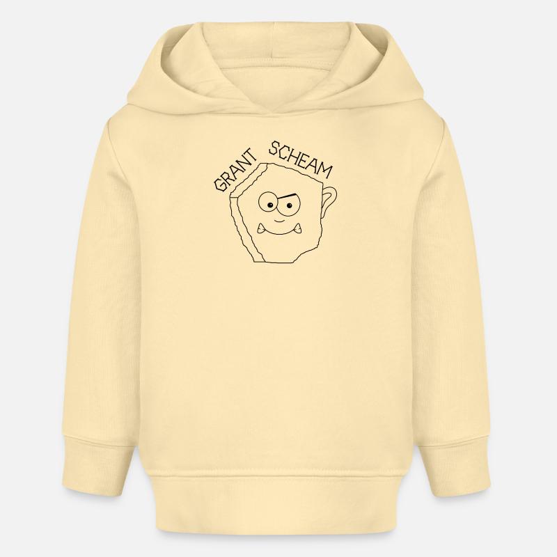 Grantscheam - grincheux - dialecte autrichien - Sweat à capuche bébé bio Stanley/Stella - crème