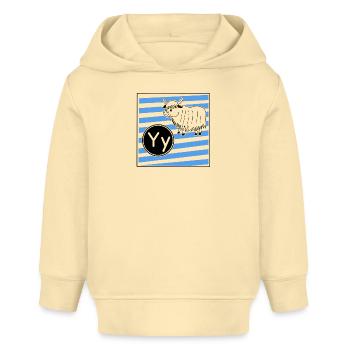 Y wie Yak - Baby Organic Hoodie Baby Cruiser von Stanley/Stella - Creme - Vorne