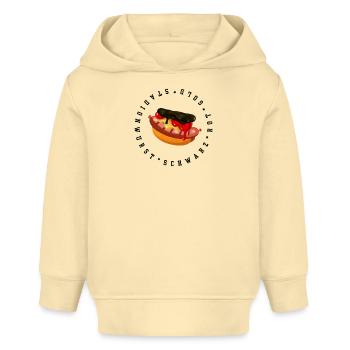 Football Fan Germany Stadium Sausage - Baby Organic Hoodie by Stanley/Stella - cream - Front