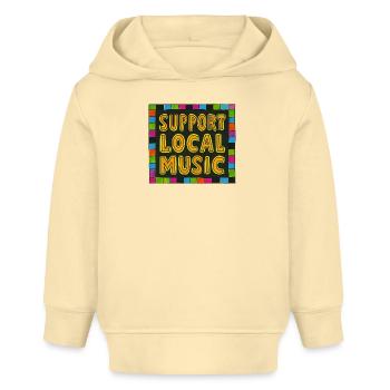 Unterstützen Sie lokale Musik - Baby Organic Hoodie Baby Cruiser von Stanley/Stella - Creme - Vorne