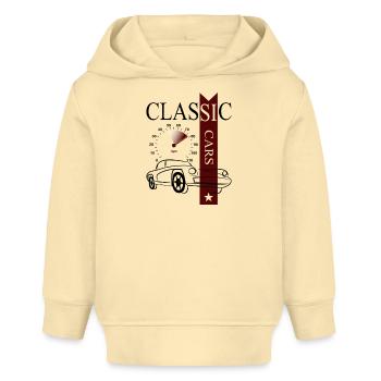 Automobile Classic Cars - Baby Organic Hoodie by Stanley/Stella - cream - Front