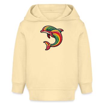 Delfin - Baby Organic Hoodie Baby Cruiser von Stanley/Stella - Creme - Vorne