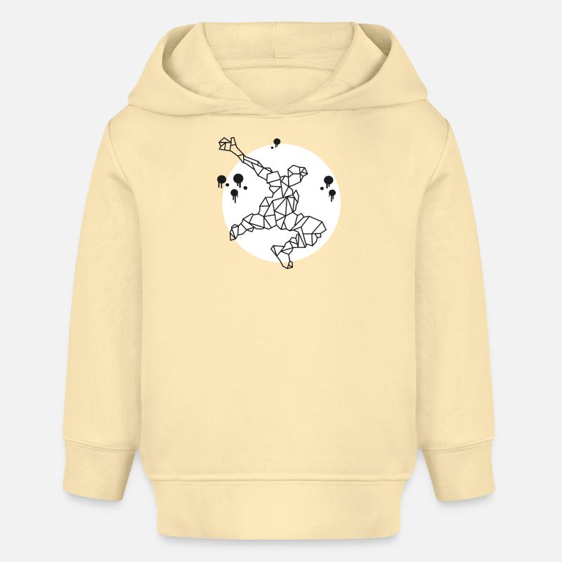 Sport - blanc - Sweat à capuche bébé bio Stanley/Stella - crème