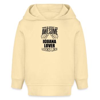 Iguana - Baby Organic Hoodie by Stanley/Stella - cream - Front