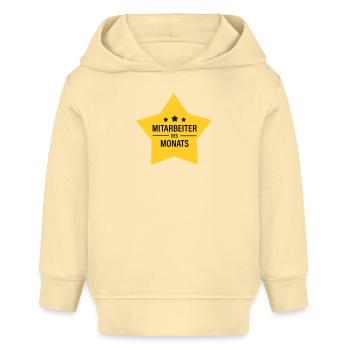 Mitarbeiter des Monats - Baby Organic Hoodie Baby Cruiser von Stanley/Stella - Creme - Vorne