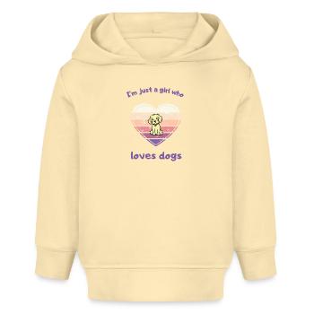I m just a girl - Baby Organic Hoodie Baby Cruiser von Stanley/Stella - Creme - Vorne