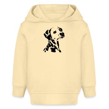 dog - Sweat à capuche bébé bio Stanley/Stella - crème - Devant