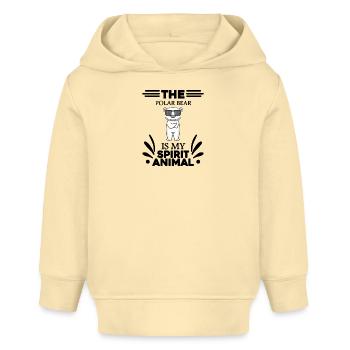 Eisbär Polarbär Bär - Baby Organic Hoodie Baby Cruiser von Stanley/Stella - Creme - Vorne