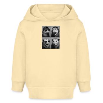 Opossum - Baby Organic Hoodie Baby Cruiser von Stanley/Stella - Creme - Vorne