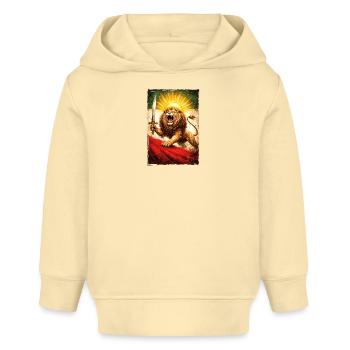Lion Persia Iran Flag - Baby Organic Hoodie by Stanley/Stella - cream - Front