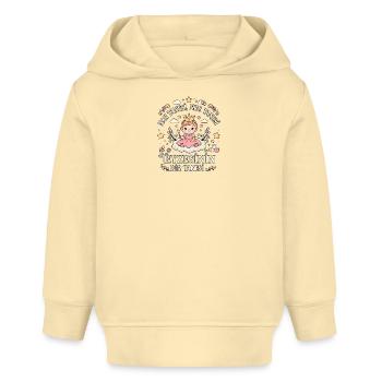 Teyzesinin Bir Tanesi Baby Prinzessin Design - Baby Organic Hoodie Baby Cruiser von Stanley/Stella - Creme - Vorne