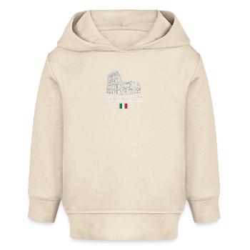 Kolosseum Koloss Rom Motiv Reise Urlaub Andenken - Baby Organic Hoodie Baby Cruiser von Stanley/Stella - Natur - Vorne