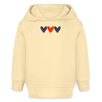 ICH HABE GERADE GEHEIRATET. Junggesellinnenabschied. VALENTINSTAG. PAAR - Baby Organic Hoodie Baby Cruiser von Stanley/Stella - Creme - Vorne