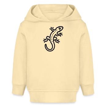 hagedis - Baby hoodie biologisch Stanley/Stella - crème - Voor