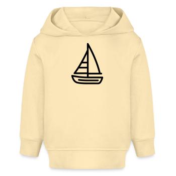 Boot - Baby Organic Hoodie Baby Cruiser von Stanley/Stella - Creme - Vorne
